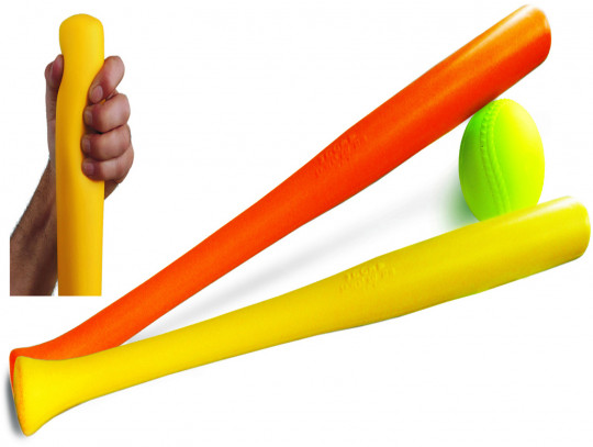 All-In Sport: <p>De perfect uitgebalanceerde Supersafe® honkbalknuppel heeft een grip met een diameter van 2,50 cm en een gewatteerde loop van 5 cm...