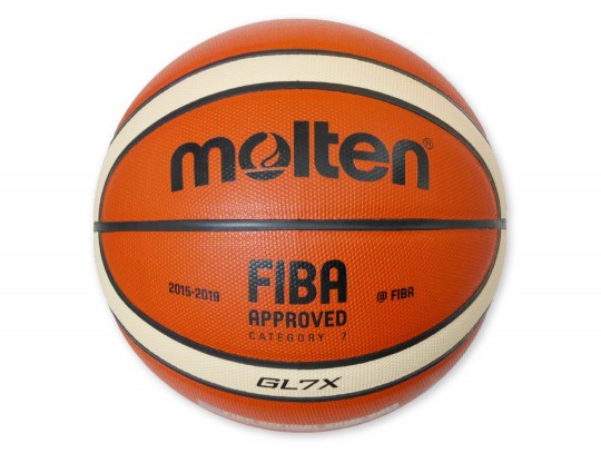 All-In Sport: Dé top wedstrijdbal van FIBA en FIBA Europe. Echt-lederen bal met nieuw oppervlak- en dempingsconcept. 12 ipv de gebruikelijke 8 gleuven ...