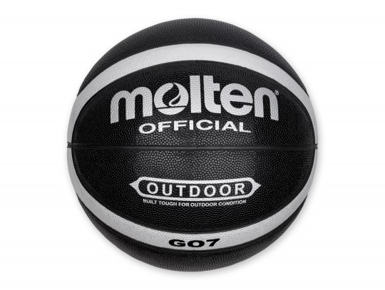 All-In Sport: idealer Straßen-Basketball, extrem haltbar. Schwarz mit silber Streifen in Shiny-Optik. Nylonkarkasse mit griffiger Oberfläche. Größe und...