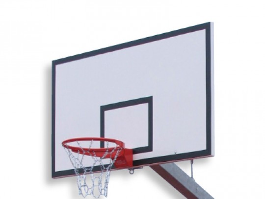 All-In Sport: <p>Basketbal doel Board voor het buitengebruik van weer en weerbestendig polyester met een stabiliserende frame gemaakt van gegalvaniseer...