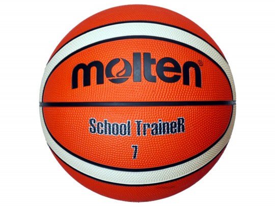All-In Sport: De Molten basketbal School Trainer is een robuuste basketbal o.a. voor scholen. De bal is van synthetischleer en beschikt over een stroef...
