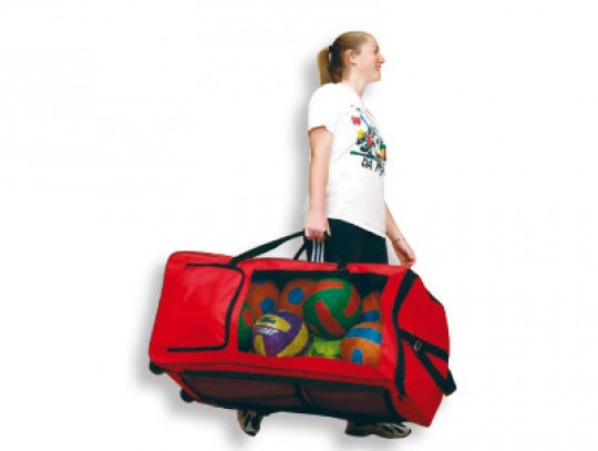 All-In Sport: Geräumige Balltasche mit 11 unterschiedlich großen Einsteckfächern für Unterrichtsmaterial und Kleinteile. Dank der 4 leichtlaufenden und...
