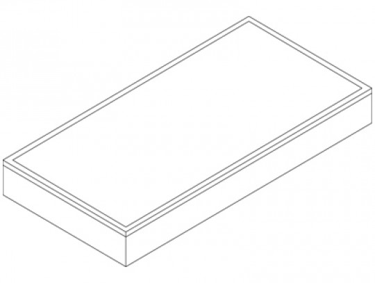All-In Sport: L=252cm; B=126cm; H=30cm