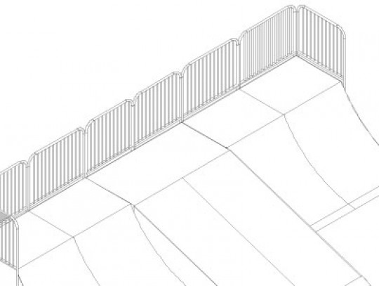 All-In Sport: L=570cm; B=850cm; H=120cm; r=240cm