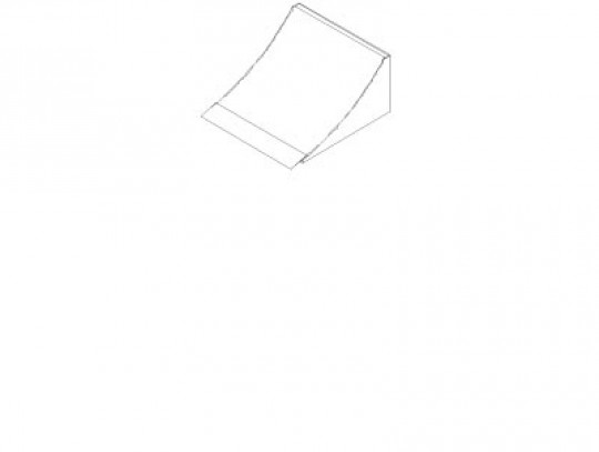 All-In Sport: L=185cm; B=150cm; H=80cm; r=240cm  mit Seitenverkleidung und Rückwand