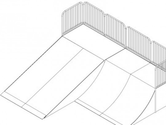 All-In Sport: L=500cm; B=560cm; H=120cm; r=240cm