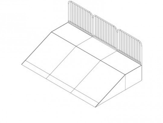 All-In Sport: L=285cm; B=450cm; H=80cm