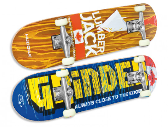 All-In Sport: Board aus 100% hochwertigem, kanadischem Ahorn in 9 Schichten, mit rutschfestem Griptape. Heavy-Duty-Seagull-Aluminimtruck, Rubber-Riser-...