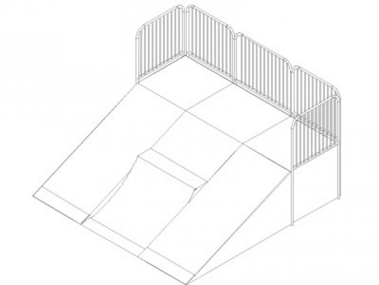 All-In Sport: L=400cm; B=450cm; H=120cm