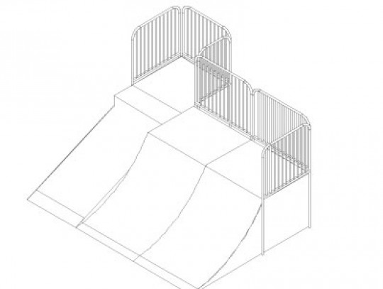 All-In Sport: L=400cm; B=450cm; H=120cm