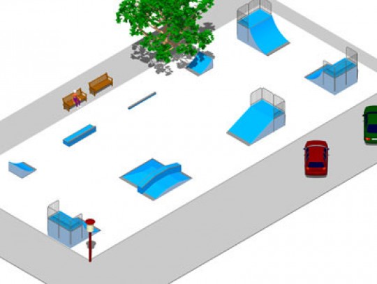 All-In Sport: Area  34 x 15 m
