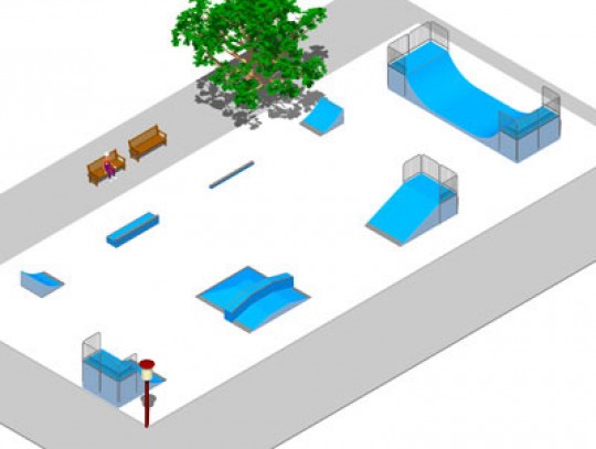All-In Sport: Area  34 x 15 m