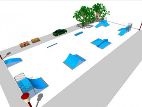 All-In Sport: Area  37 x 15 m