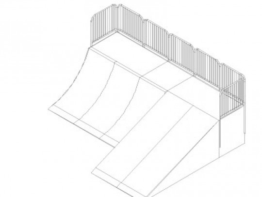 All-In Sport: L=385cm; B=625cm; H=160cm; r=240cm