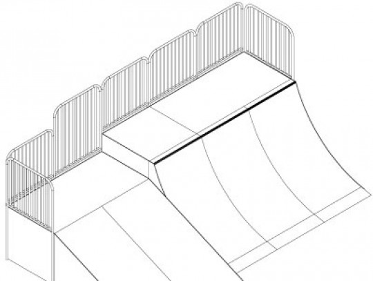 All-In Sport: L=400cm; B=630cm; H=160/120cm; r=240cm
