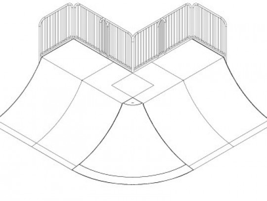 All-In Sport: L=490m; B=490cm; H=160cm r=240cm