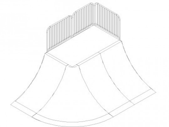 All-In Sport: L=495cm; B=370cm; H=160cm; r=240cm
