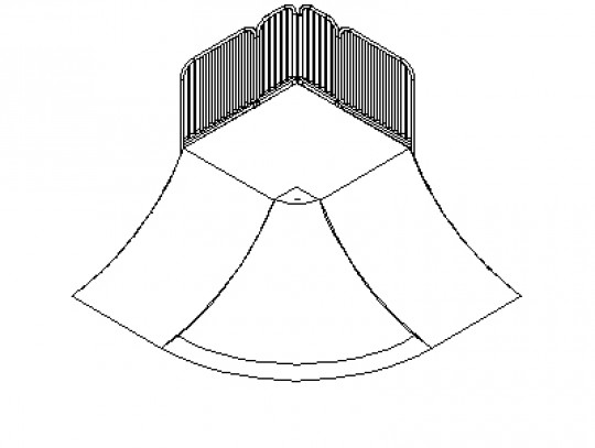 All-In Sport: L=490m; B=490cm; H=160cm r=240cm
