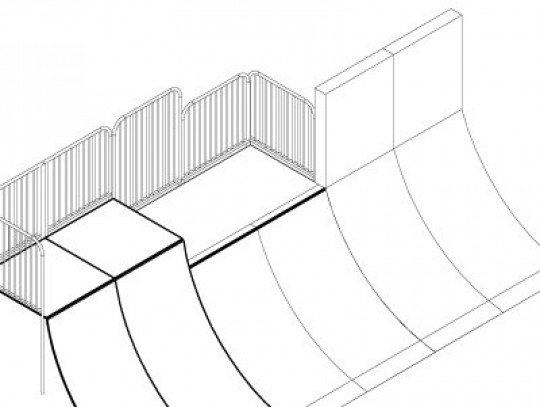 All-In Sport: 2 x D2744 Coping-Ramp 24-12,6/20<br />1 x D2746 Seiten-V. Coping-Ramp 24-12,6/20<br />2 x D2789 Rückwand 12,5/20<br />4 x D2777 Fly-Ramp ...