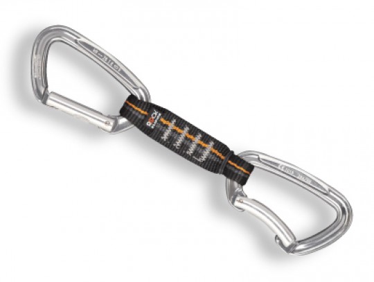 All-In Sport: Expressschlingenset mit K-Lock System für leichteres Ein- und Aushängen.