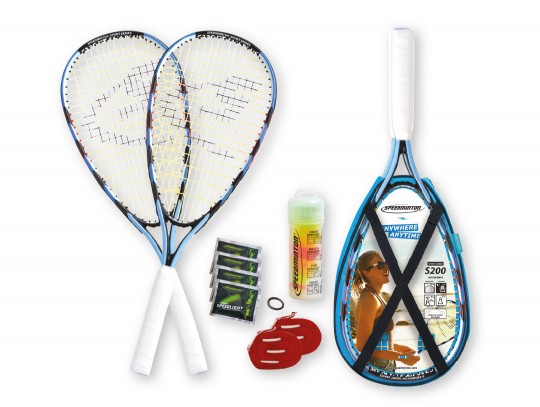 All-In Sport: Speedminton is een racketsport, waarbij de nieuwe, speciaal ontwikkelde shuttles, de Speeder met een opmerkelijke drive gespeeld worden...