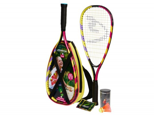 All-In Sport: Speedminton is een racketsport, waarbij de nieuwe, speciaal ontwikkelde shuttles, de Speeder met een opmerkelijke drive gespeeld worden...