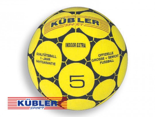All-In Sport: Hallenfußball INDOOR EXTRA<br />32-teilig, sehr strapazierfähiges CORDLEX-Spezial-Synthetik-Veloursleder, Nylon-Handnaht, reduzierte Spru...