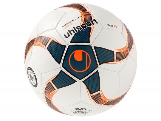 All-In Sport: <p>De Medusa Nereo is een zeer goede en slijtvaste Futsal-bal van Uhlsport. Deze Futsal-bal heeft de voor Futsal-voetballen typische gere...