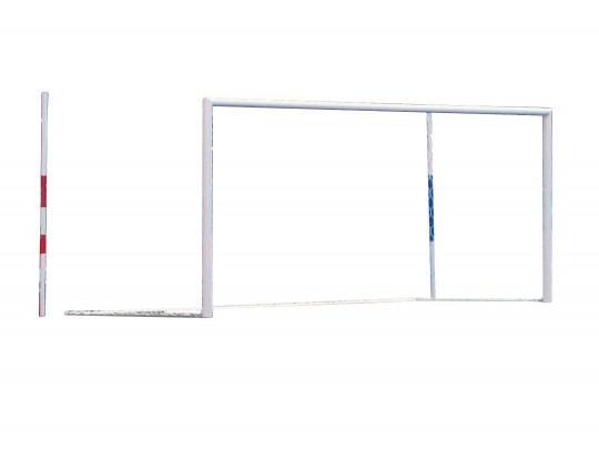 All-In Sport: Afm.: 7,32 x 2,44 m, met vrije netophanging. Volgens DIN-EN 748 en FIFA-voorschrift. Van bijzonder geprofileerd aluminium ovaalprofiel 10...