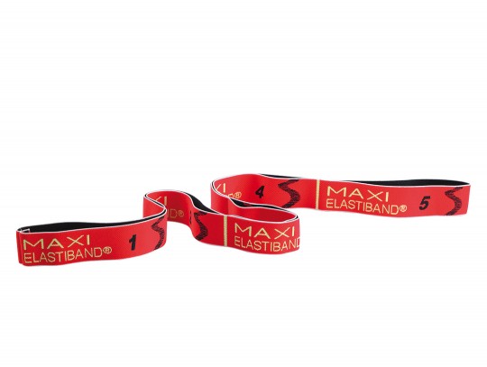 All-In Sport: De Elastiband met een maximale weerstand van 10 kg heeft 5 lussen van elk ca. 22 cm lengte voor handen of voeten. Robuust en veelzijdig i...