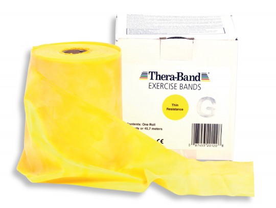 All-In Sport: Een zuiver natuurproduct van 100% latex, ca. 12,8 cm breed. De therapieband uit de USA bewerkstelligd isometrische en isotone spierverste...