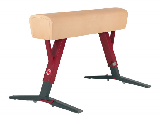 All-In Sport: einteiliger Korpus, mit 2 Stahl-Schrägfüßen und eingebauter Fahreinrichtung. Füße mit Gummiunterlage. Höhenverstellung von 110 - 150 cm. ...