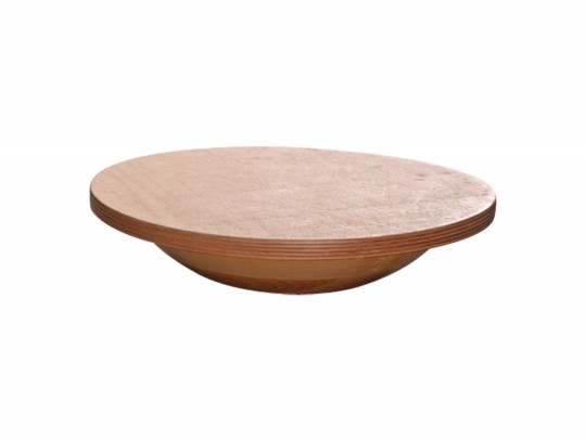 All-In Sport: Balancier-Kuppel Ø 25 cm, Höhe 10 cm<br />Fitness- und Therapiekreisel ganz aus ökologisch einwandfreiem Buchenholz. Balancier-Halbkugel-...