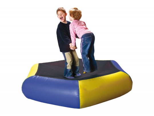 All-In Sport:  Veel plezier en beweging met deze kindertrampoline. Minimaal blessuregevaar, omdat dit model compleet zonder hout-, resp. metaalconstruc...