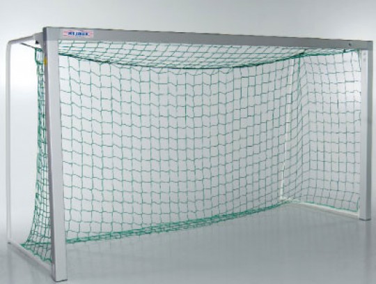 All-In Sport: 300 x 160 cm, boven 80 cm – onder 100 cm, groen, maaswijdte 10 cm. Levering per paar.