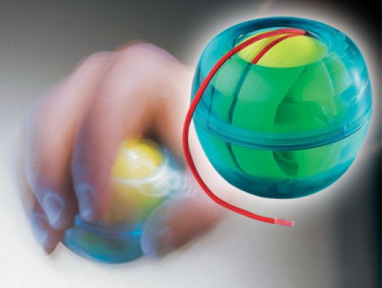 All-In Sport: Der Gyroball bietet ein wirkungsvolles Training von Armen, Handgelenken und Fingern - ideal für Tennis, Klettern, Golf oder einfach just ...