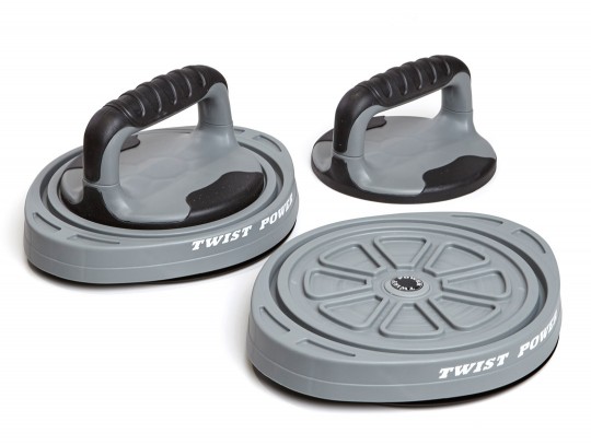 All-In Sport: Hoogwaardige ligsteungrepen, draaibaar gelagerd voor bijzonder ergonomische, gewrichts-beschermende bewegingen. Grepen en draaischijven m...