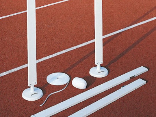All-In Sport: für den Zieleinlauf.<br /><br />Die Zielwolle wird zwischen zwei Säulen/Ständern aufgespannt und markiert damit das Ziel.