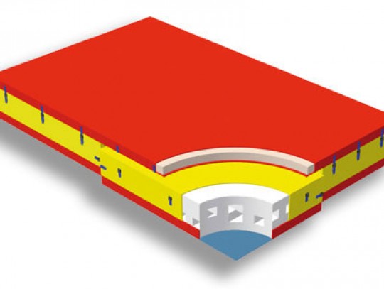 All-In Sport: Schuimstof-elementen: dubbel-holkamer-systeem met gecombineerde polyether schuimstof-delen. Deze zorgen voor een nog zachtere landing omd...