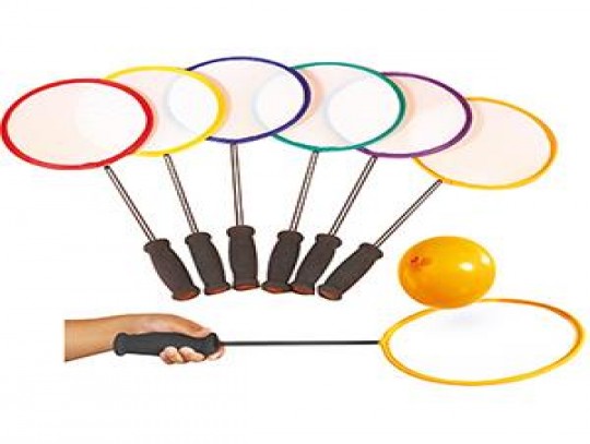 All-In Sport: BadaLoons zijn licht in gewicht en makkelijk te handelen. Ideaal voor de start van badminton. Lengte 58 cm, bladdoorsnede 25,4 cm