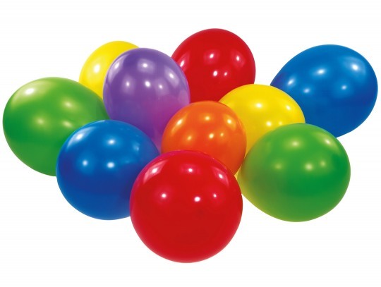 All-In Sport: Latex ballonnen 33 cm in kleuren assorti.