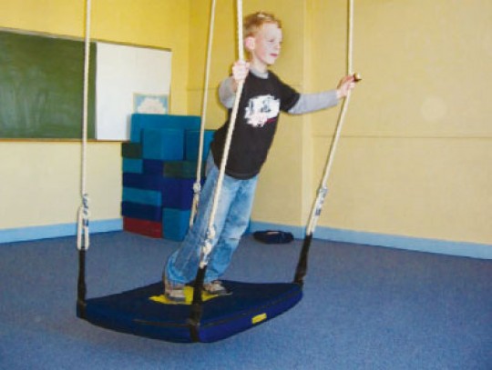 All-In Sport: Zachte gepolsterde schommel met veelzijdige schommelmogelijkheden. Stimuleert het vestibulair-systeem, stimuleert tonus-opbouw en motoris...