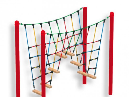 All-In Sport: Stellen Sie sich Ihren eigenen Kletterpark zusammen. Ganz nach Ihrem individuellen Platzangebot. Durch die Vielfalt der Kletterelemente l...