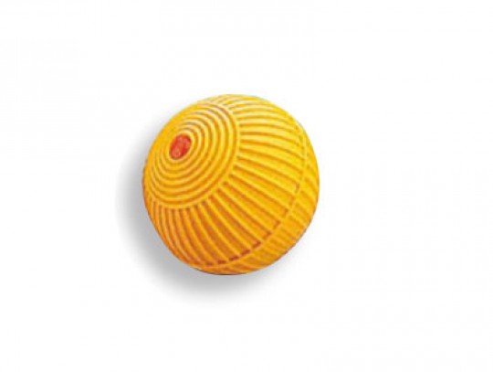 All-In Sport: Aus PVC, nicht springend (Gewichtsangabe auf dem Stöpsel), 6,5 cm Ø.