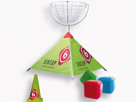 All-In Sport: Sixcup 2-Meter-Set<br /><br />Das Sixcupr 2 Meter Set beinhaltet einen verzinktet 2-Meter-Cup mit Branding-Planen und 3 Crashballs aus sp...