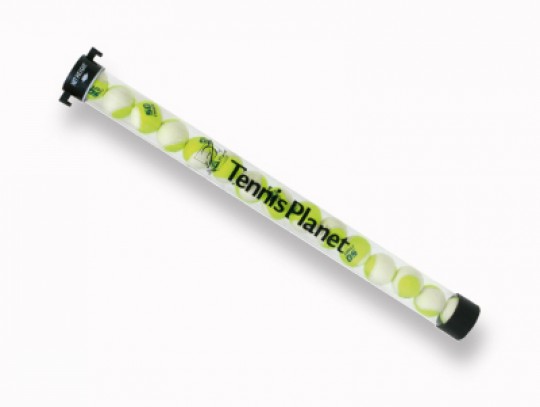 All-In Sport: Mit dieser robusten, transparenten Plastikröhre mit Spezialöffnung wird das Einsammeln der Tennisbälle zum spielerischen Wettstreit. Fass...
