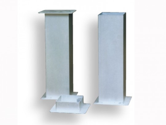 All-In Sport: für Tennishallen, ohne Deckel 80 x 80 mm, 35 cm lang.