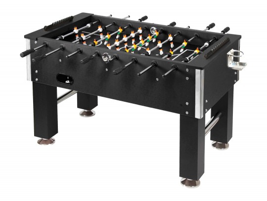 All-In Sport: De tafelvoetbaltafel “Profi-Soccer DeLuxe” is een voordelige wedstrijdtafel in edel design met chroomgekleurde sierstijlen aan de behuizi...