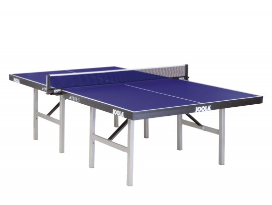 All-In Sport: Een tafeltennistafel volgens DIN EN 14468-1 A, voor de topsport. Bladdikte 22 mm, supersnel speelvlak. Metalen profielframe 50 mm hoog, s...