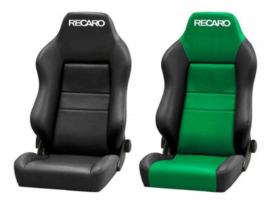 All-In Sport: Gepolsterde stoel met stoelverwarming b.v. Recaro-stoel, kleurkeuze op aanvraag mogelijk.